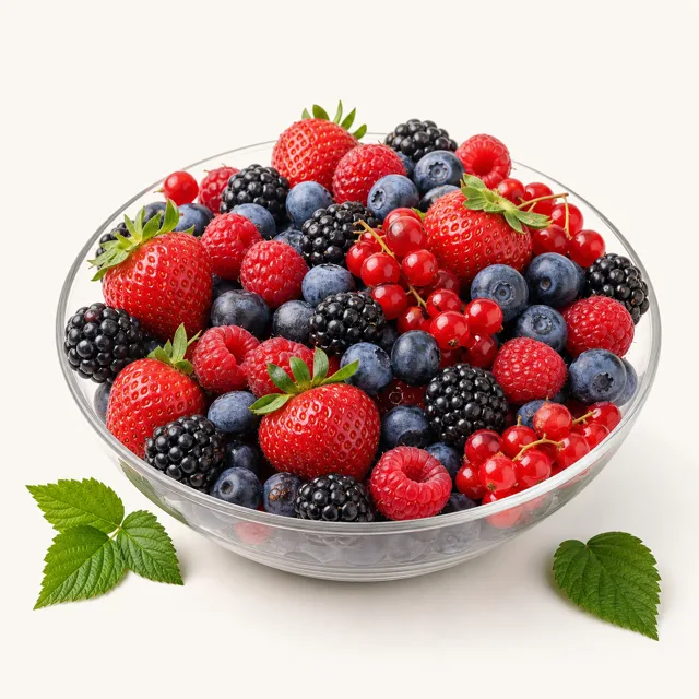 Berries (average), raw