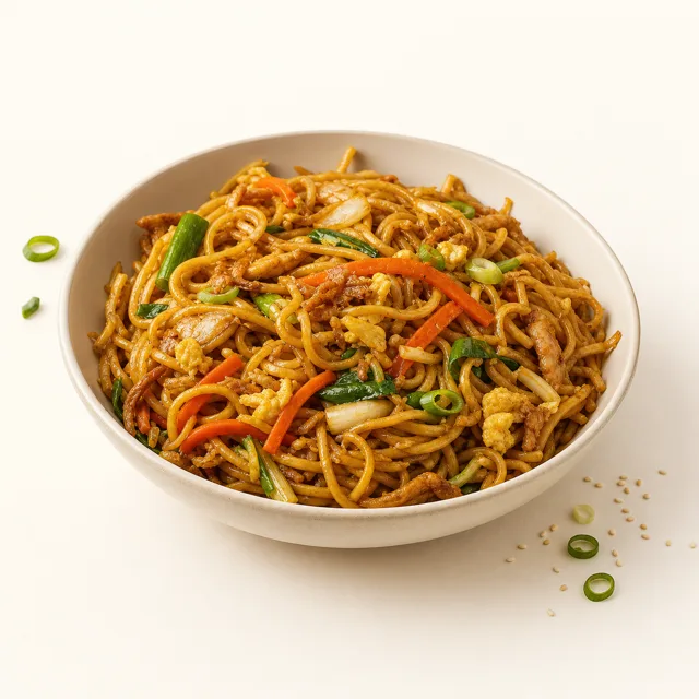 Bami Goreng, prepared