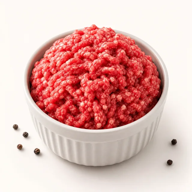 Beef, minced, raw