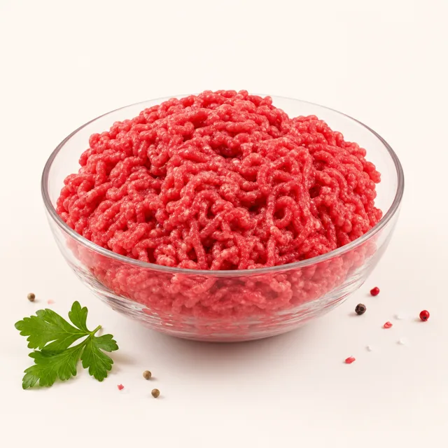 Beef, minced, lean, raw
