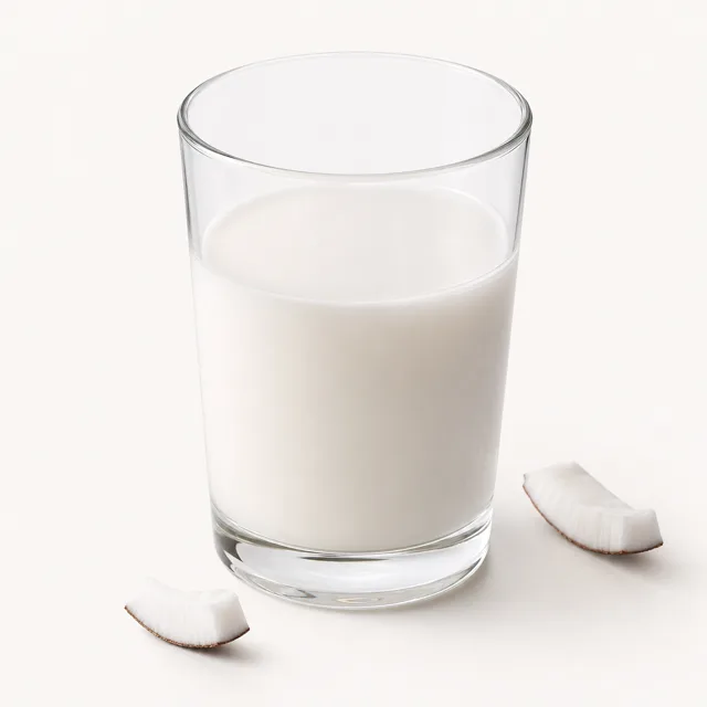 Boisson à base de noix de coco, nature, enrichie en calcium et vitamines