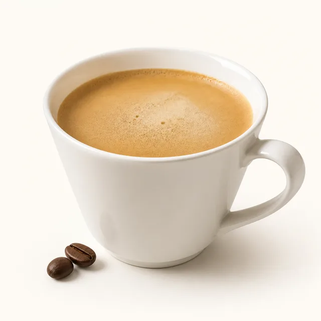 Café crème, non sucré