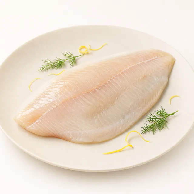 Passera di mare, cruda
