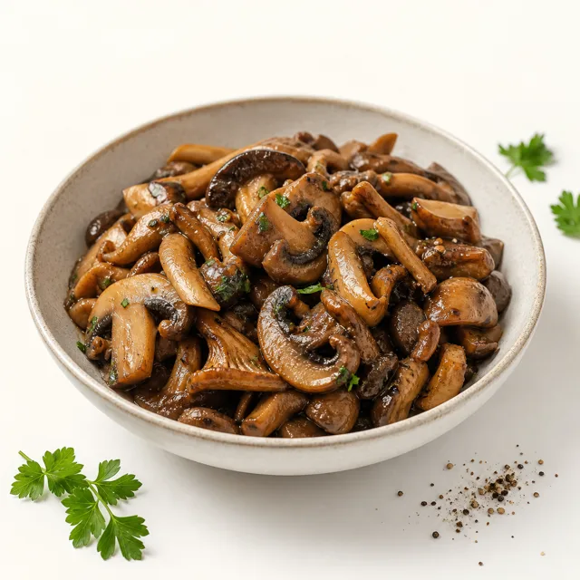 Funghi (media), cotti  (senza aggiunta di grasso e sale)