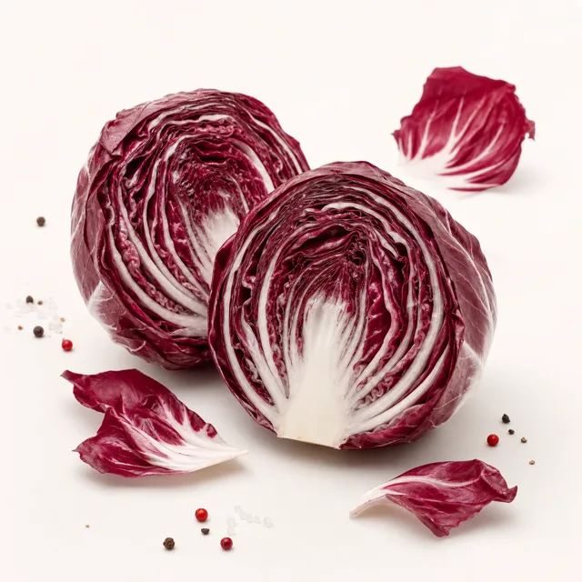 Radicchio red, raw
