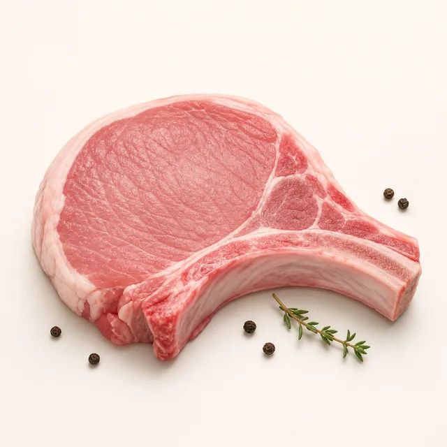 Costoletta (media di vitello, maiale e agnello), cruda