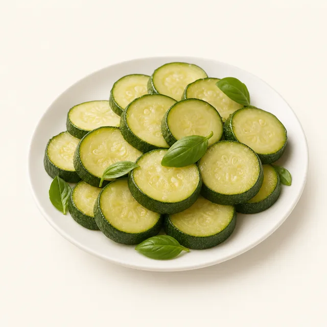 Zucchetti, gedämpft (ohne Zugabe von Salz)