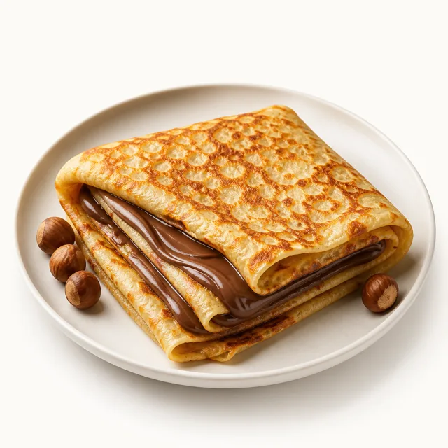 Crêpe au Nutella, préparée