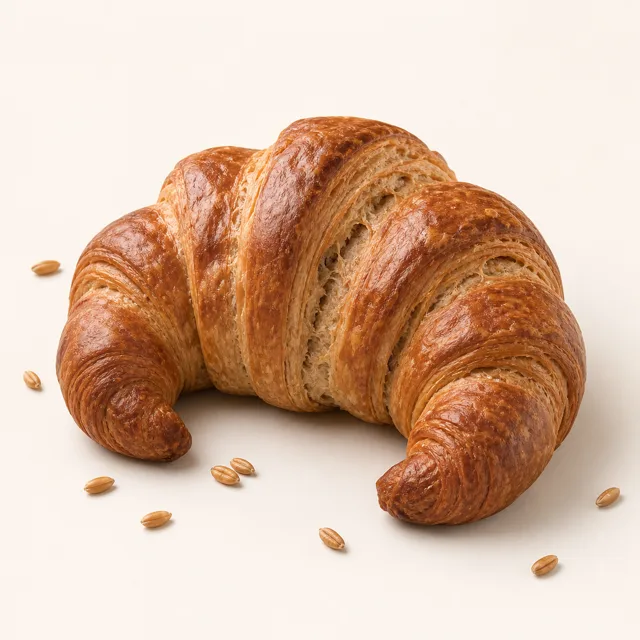 Croissant au beurre, complet