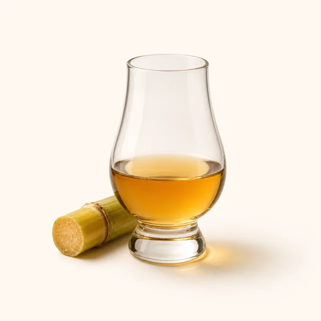 Eau-de-vie de canne à sucre (p.ex. Rhum)