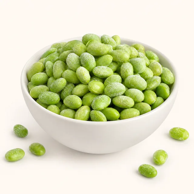 Edamame (immature soy bean), shelled, frozen