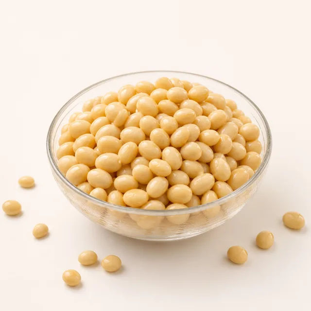 Soybean, cooked (without addition of fat and salt)