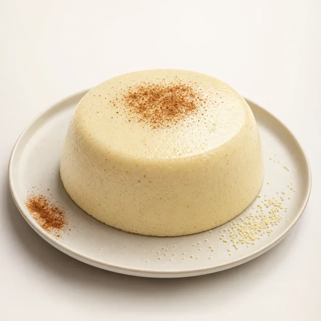 Flan de semoule, sucré