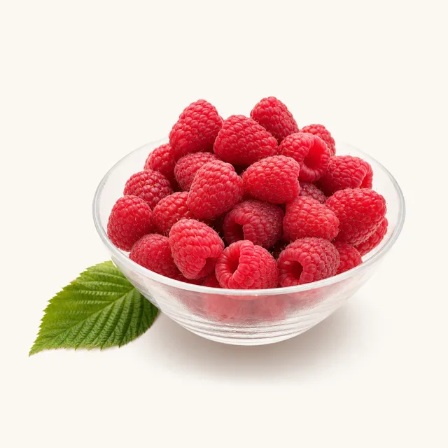 Raspberry, raw
