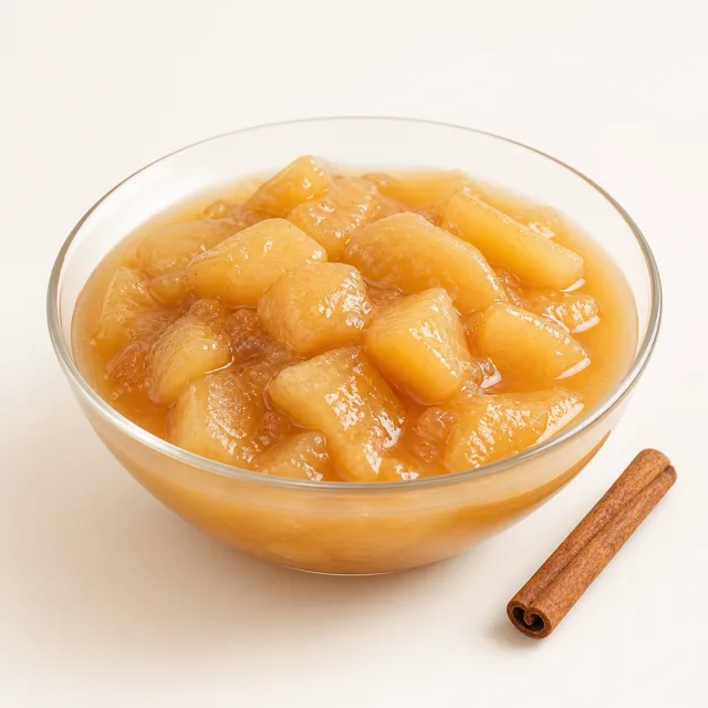 Fruit (moyenne), cuit (sans adjonction de sucre)