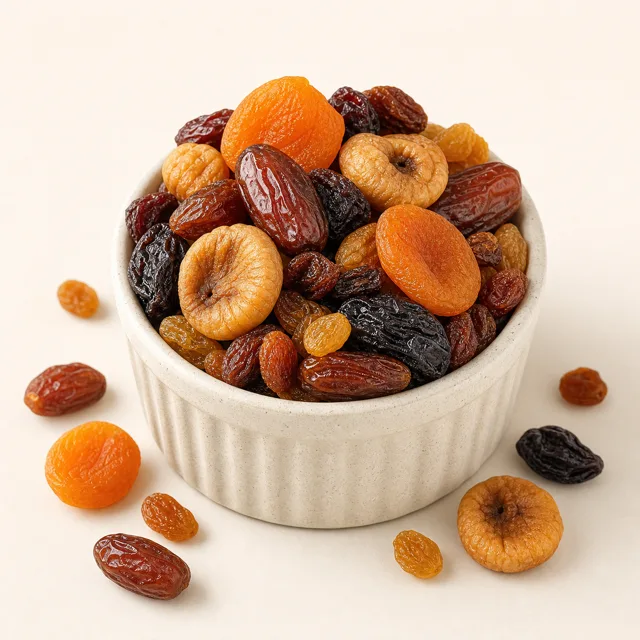 Fruit (average), dried