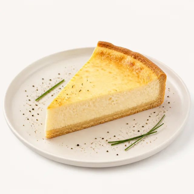 Käsekuchen, gebacken (mit Kuchenteig)