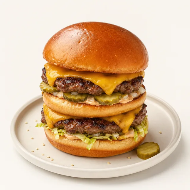Hamburger, double