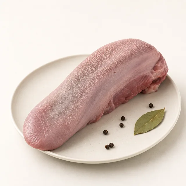Tongue (average of veal and beef), raw