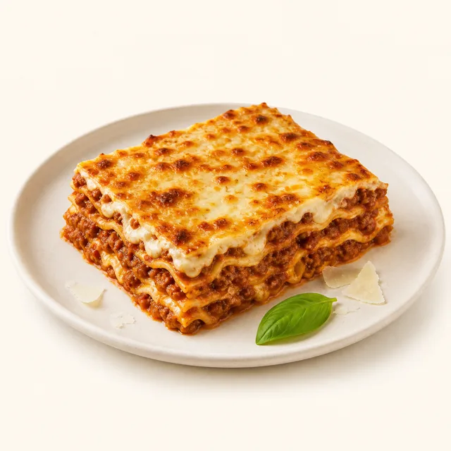 Lasagne de viande, préparée