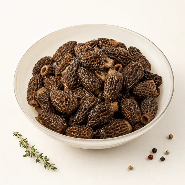 Morel, stewed (without addition of fat and salt)
