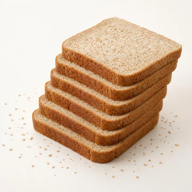 Bread for toasting, wholemeal