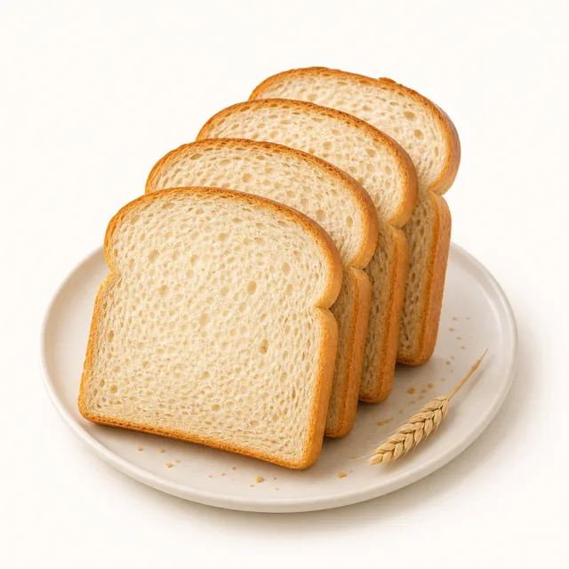Semi-white bread (with iodized salt)