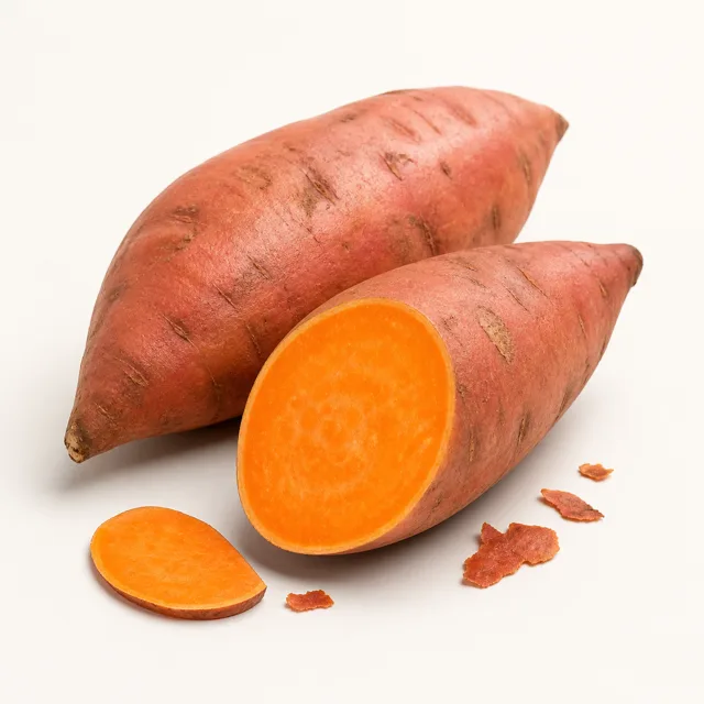 Patata dolce, cruda