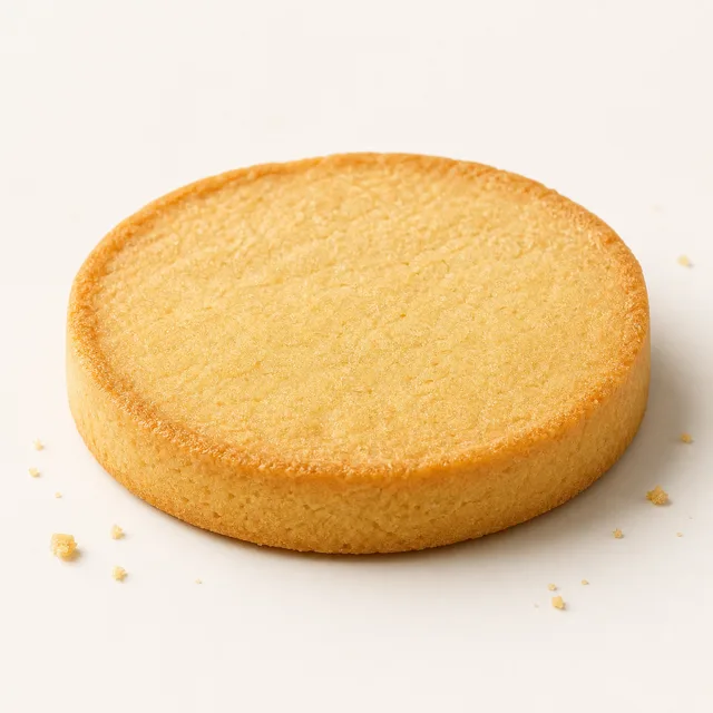Pâte brisée sucrée (à la graisse végétale), cuite