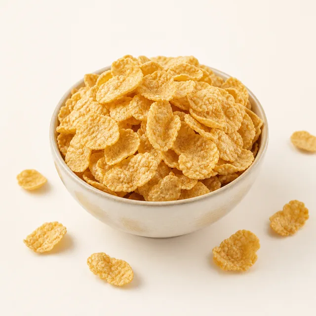 Cereal flakes from wholemeal wheat and rice, plain