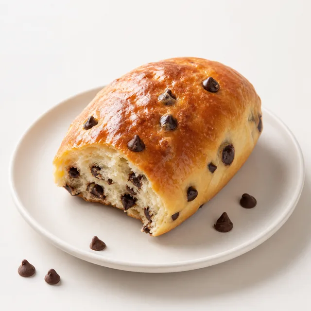 Bread roll with chocolate