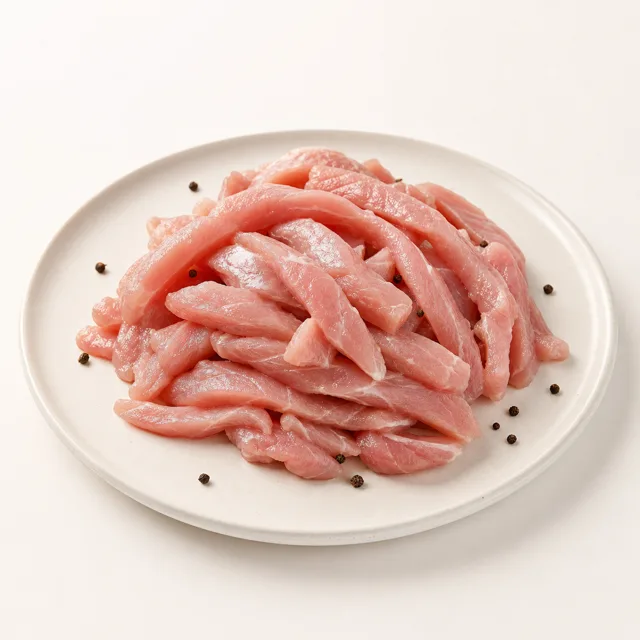Pork, chopped, raw