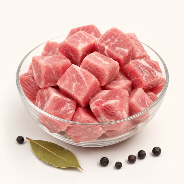 Pork, ragout, raw