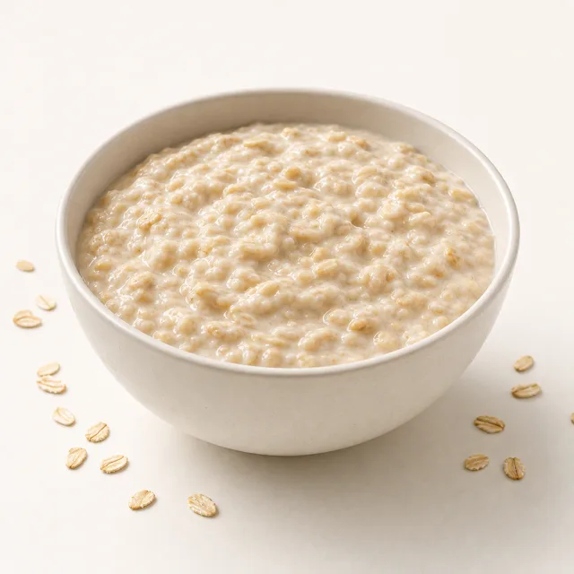 Haferbrei, zubereitet (mit Vollmilch, ohne Zugabe von Zucker)