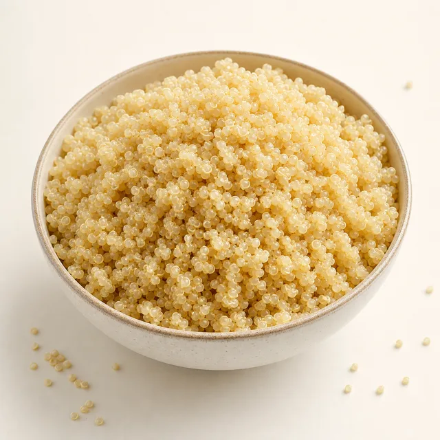 Quinoa, cuit (sans adjonction de graisse ni de sel)
