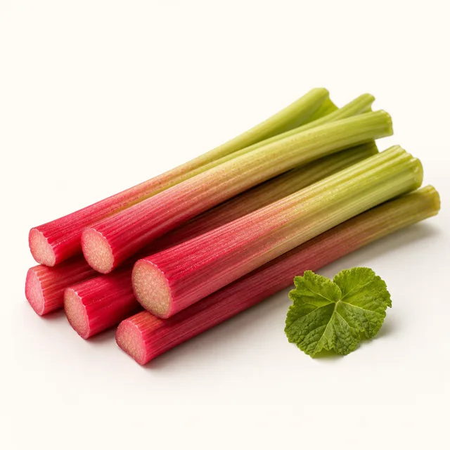 Rhubarbe, crue
