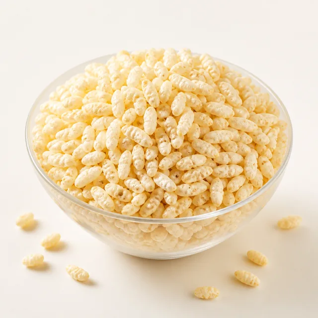 Puffed rice, crispy