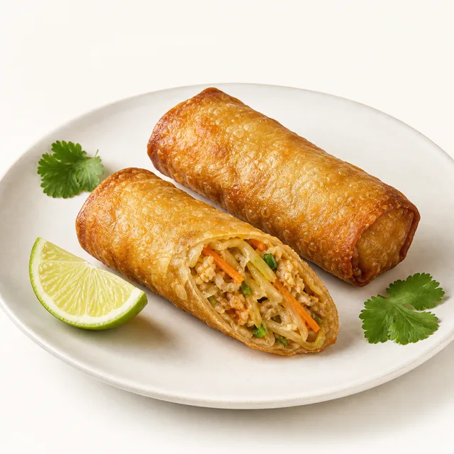 Spring roll, deep fried
