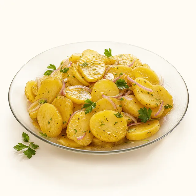 Insalata di patate con salsa aceto-olio