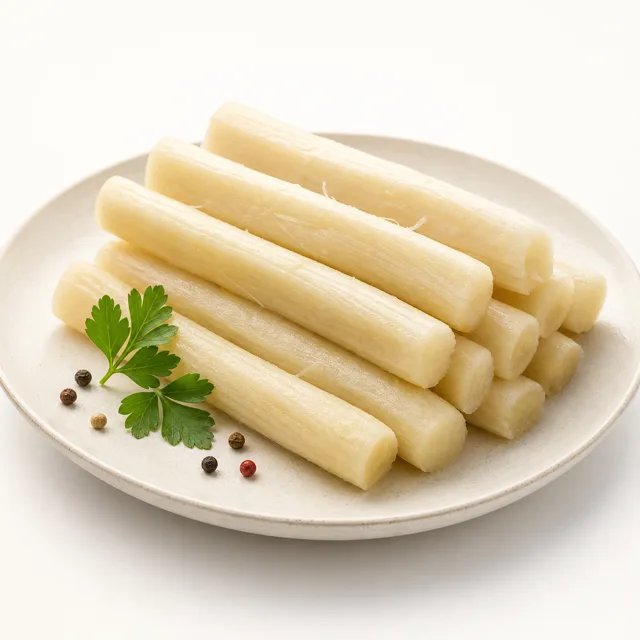Black salsify, steamed (without addition of salt)