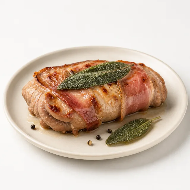 Saltimbocca, gebraten in HOLL-Rapsöl