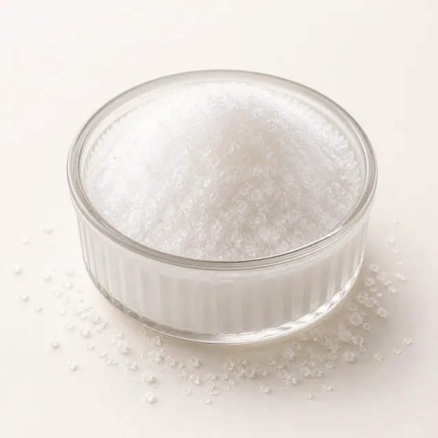 Table salt without iodine and fluoride