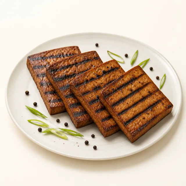 Tofu, smoked (average), roasted (without addition of fat and salt)