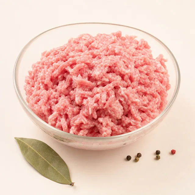 Veal, minced, raw