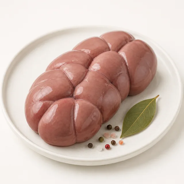 Veal, kidney, raw