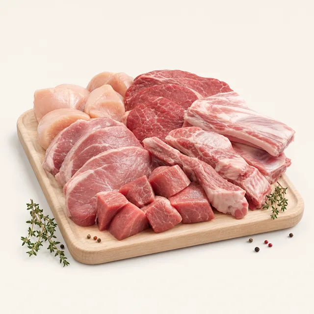 Fleisch (Durchschnitt exkl. Innereien), roh