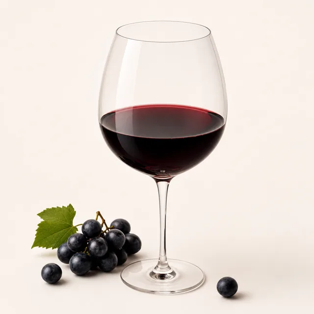 Wine red, 13.5 vol%