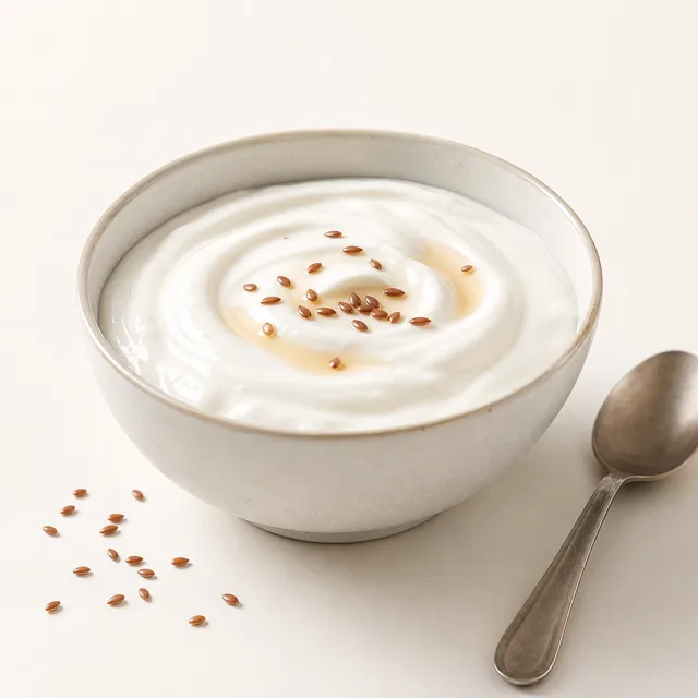 Yogurt with cream, plain