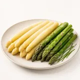 Asperge (blanche ou verte), à la vapeur (sans adjonction de sel)