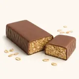 Getreideriegel mit Schokoladeüberzug